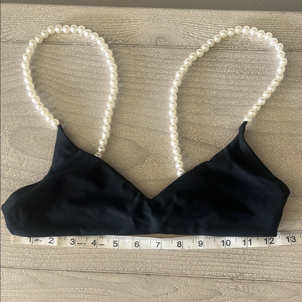 Lovers + Friends Mistie swim top, small